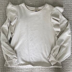 Universal Thread Ruffle Sleeve Sweatshirt